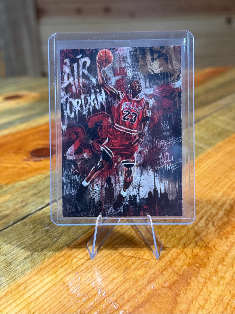 Michael Jordan Chicago Bulls "Air Jordan" Custom Basketball Card